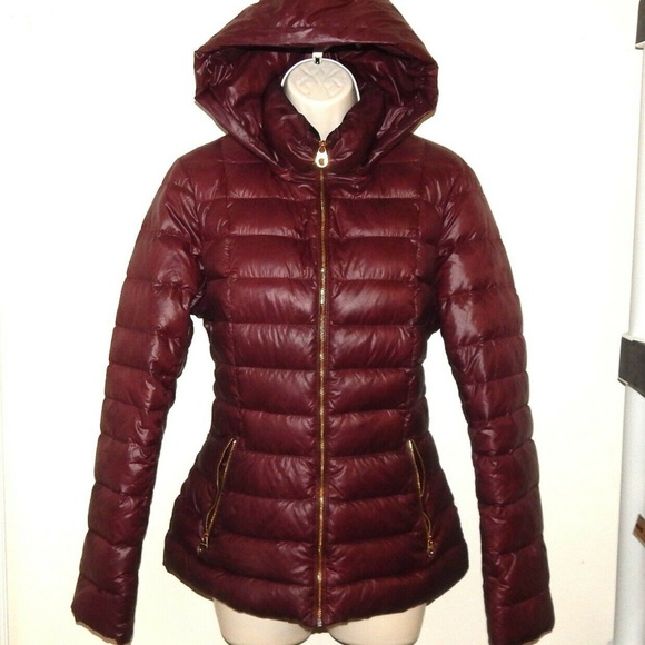 calvin klein burgundy jacket